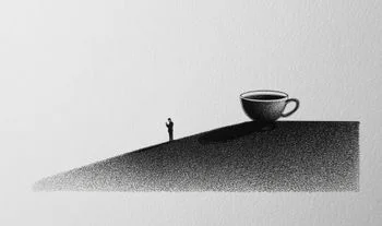 a man and some coffee 