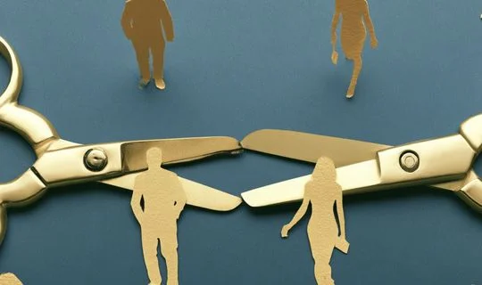 scissors chopping little bankers 