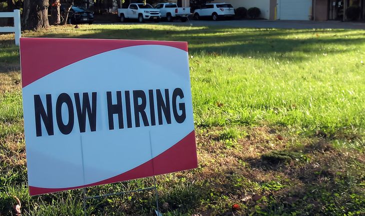 now hiring 