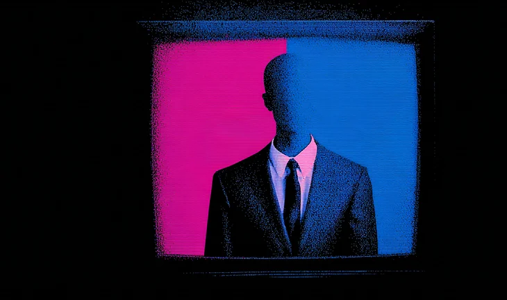 banker on a screen