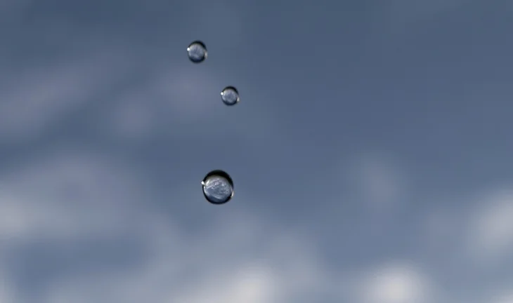 three drops of water