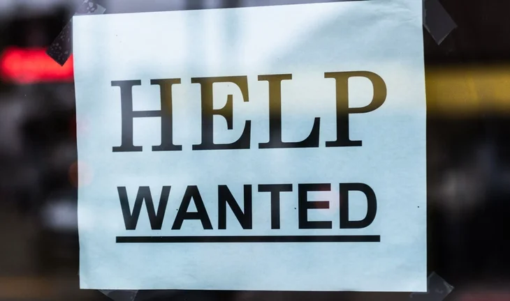  a help wanted sign