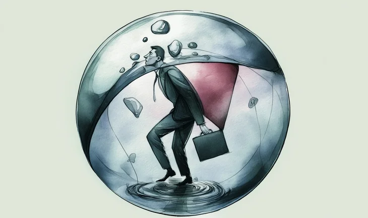 Recruiter in a bubble