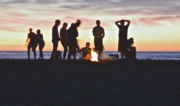 Goldman Sachs' senior bankers had a candlelit beach offsite